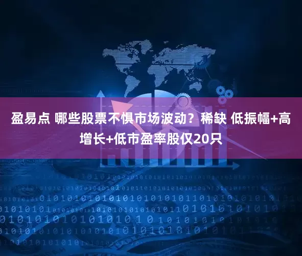 盈易点 哪些股票不惧市场波动？稀缺 低振幅+高增长+低市盈率股仅20只